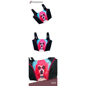 DeliAs, Poodle corset top, new size S